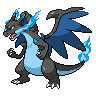 Sprite de Charizard (Mega-X)