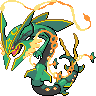 Sprite de Rayquaza (Mega)